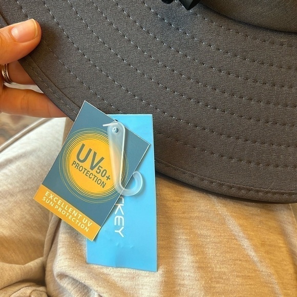 Accessories - Sun Bucket Hat for Women Men Grey adjustable UV